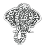 925 Silver Elephant God Cross Pendant for Women DIY Jewelry