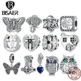 925 Silver Elephant God Cross Pendant for Women DIY Jewelry