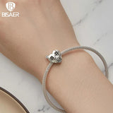 925 Silver Elephant God Cross Pendant for Women DIY Jewelry
