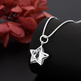 925 Sterling Silver Crystal Star Jewelry Set for Women Wedding