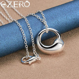 ALIZERO 925 Silver Water Drop Set Wedding Party Jewelry