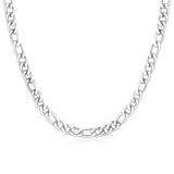 925 Silver 2pcs 8MM Chain Bracelet Necklace Set Man Woman Gift Jewelry