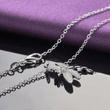 925 Silver Dragonfly Charm Jewelry Set for Engagement