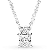 Rose Petals Hearts Collier Necklace 925 Silver Charm Diy Jewelry