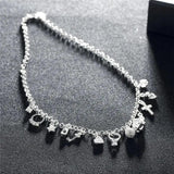 925 Silver Christmas Style Pendant Charms Jewelry Set