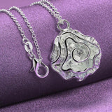 925 Silver Rose Charm Party Jewelry Set