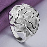 925 Silver Rose Charm Party Jewelry Set