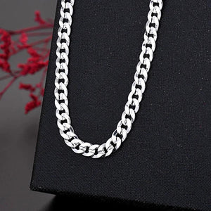 925 Silver Charm Bracelet & Necklace Set