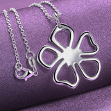 925 Sterling Silver Flower Jewelry Set