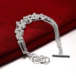 925 Silver Grape Beads Jewelry Set for Women