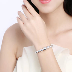 925 Silver Buddha Beads Jewelry Set for Wedding