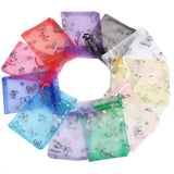 Butterfly Organza Gift Bags 12 Colors Jewelry Candy Packaging Pouches