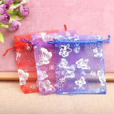 Butterfly Organza Gift Bags 12 Colors Jewelry Candy Packaging Pouches