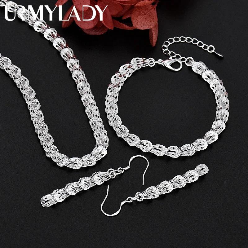 925 Silver Love Jewelry Set for Women Wedding Gift