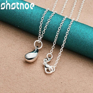 925 Sterling Silver Water Drop Jewelry Set for Women