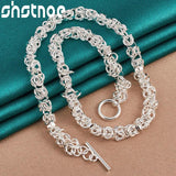 925 Silver Chain Jewelry Set Necklace Bracelets
