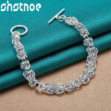 925 Silver Chain Jewelry Set Necklace Bracelets