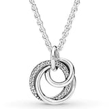 925 Silver Shooting Star Pave Necklace for DIY Jewelry