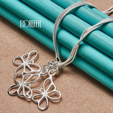 925 Silver Three Butterfly Set Wedding Charm Jewelry