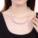 925 Sterling Silver Circle Jewelry Set for Men Women