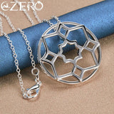 ALIZERO 925 Silver Flower Set for Women