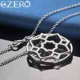 ALIZERO 925 Silver Flower Set for Women