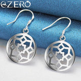 ALIZERO 925 Silver Flower Set for Women