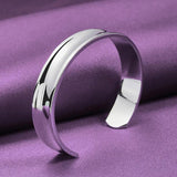 925 Silver Adjustable Bracelet Bangle Charm Jewelry Set