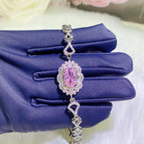 Pink CZ Jewelry Set for Women