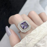 925 Silver Wedding Jewelry Set Cubic Zircon Necklace Earrings Ring 3 Pieces