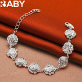 925 Silver Rose Jewelry Set for Wedding Party