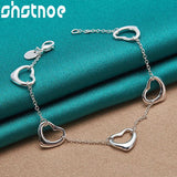 925 Silver Heart Jewelry Set for Women