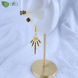 925 Silver Needle Earrings Small Hoop Earrings for Women Party Jewelry