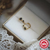 925 Silver Hoop Earrings Zircon Mini Earings Fine Jewelry