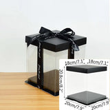 Teddy Bear Rose Box Artificial Flowers Box For Women Valentines Wedding