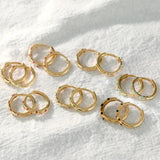 Stunning Zircon Hoop Earrings for Her