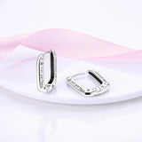 Real 925 Silver Moments Charms Hoop Earrings for Women