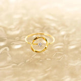 925 Silver Wedding Rings with Zircon Stone for Men and Women