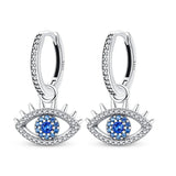 925 Silver Hoop Earrings Women's Jewelry Wedding Party
