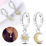 Arrival 925 Sterling Silver Bicolor Earrings For Women Making Jewelry Earrings