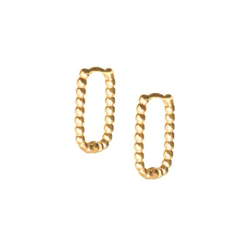 925 Sterling Silver Geometric Hoop Earrings Minimalist Design