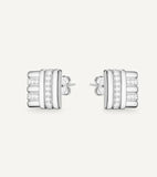 DPLAOPA Silver Zircon Stud Earring Fine Jewelry