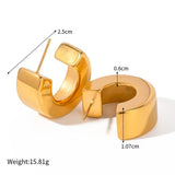Bilandi 925 Silver Metal Hoop Earrings for Women Party Accessories