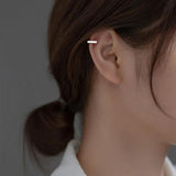 925 Silver Triangle Hoop Earrings Women Girls