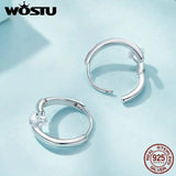 Zircon Hoop Earrings AAA Zircon Geometric Earrings