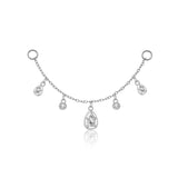 925 Silver Spare Parts Chains for Earrings