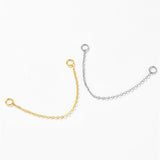 925 Silver Spare Parts Chains for Earrings