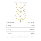 925 Silver Spare Parts Chains for Earrings