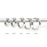 925 Silver Hoop Earrings For Women Mother's Gift