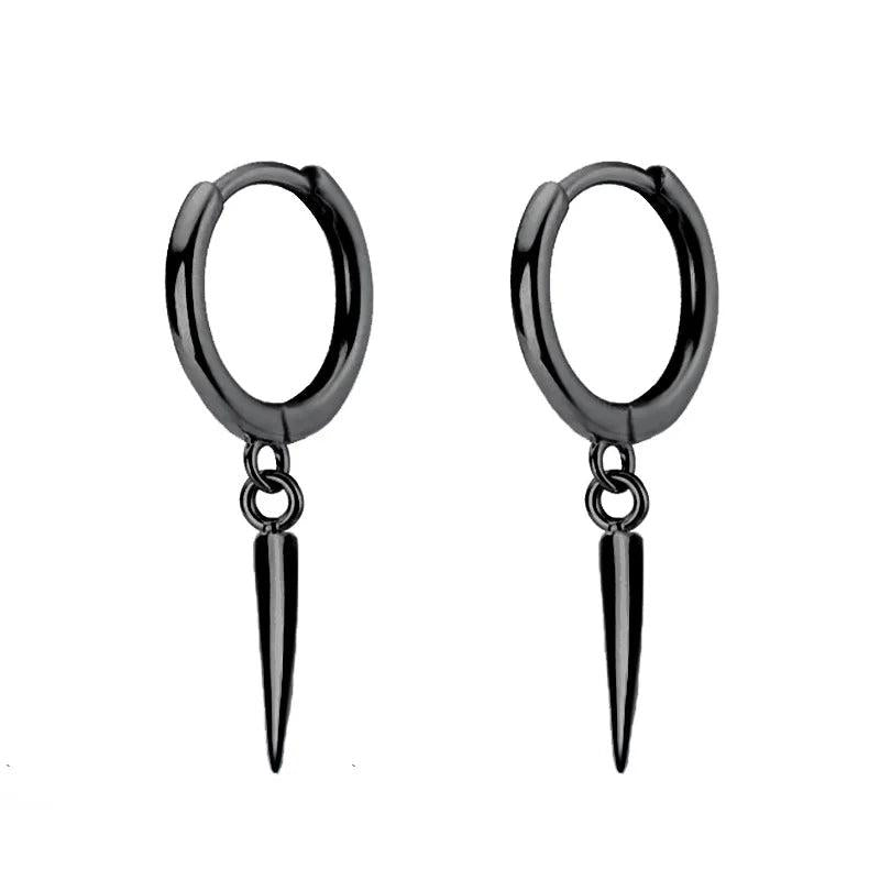 Trustdavis 925 Silver Small Stick Hoop Earrings For Women Wedding Jewelry Gift